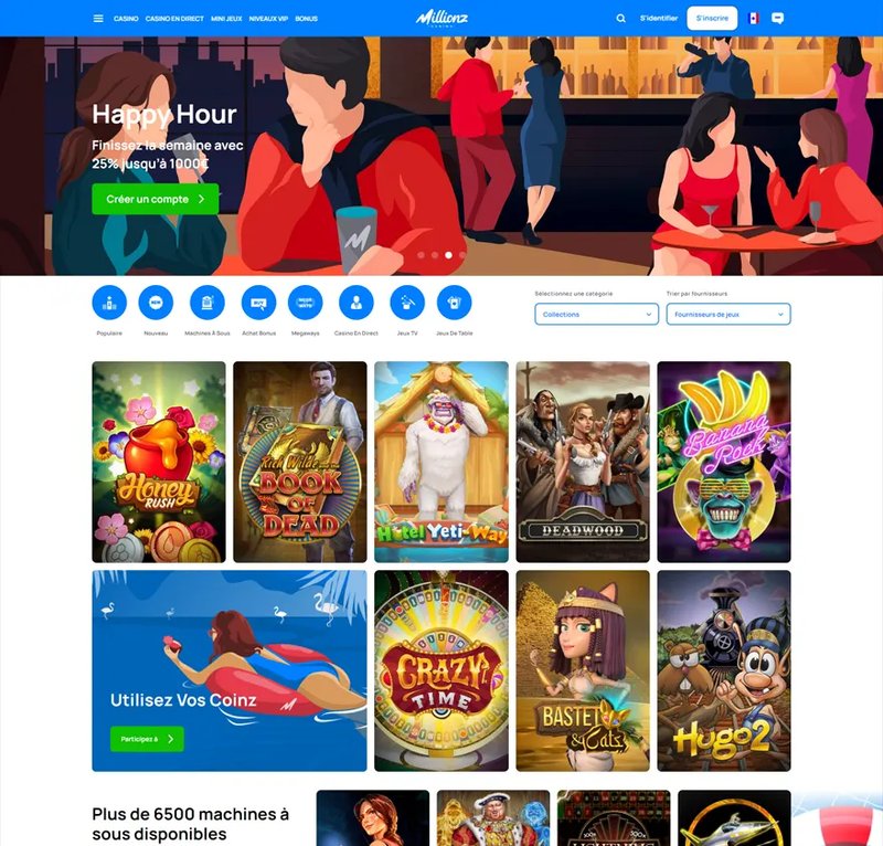 Découvrez le Millionz Casino en Ligne : Bonus et Connexion Faciles